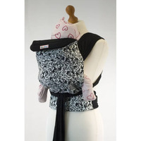 Palm & Pond Mei Tai Baby Carrier - White Floral Vintage