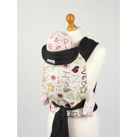 Palm and Pond Mei Tai Baby Sling - Funky Letters Design