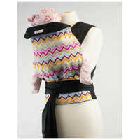 Palm and Pond Mei Tai Baby carrier - Pastel Zigzag