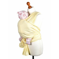 Palm and Pond Stretchy Cotton Baby Wrap Sling - Cream