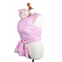 Palm and Pond Stretchy Cotton Baby Wrap Sling - Pink