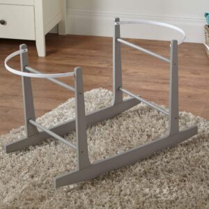 Grey Moses Basket Rocking Stand