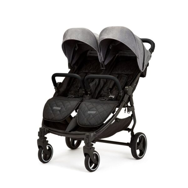 Ickle Bubba Venus Double Stroller - Space Grey