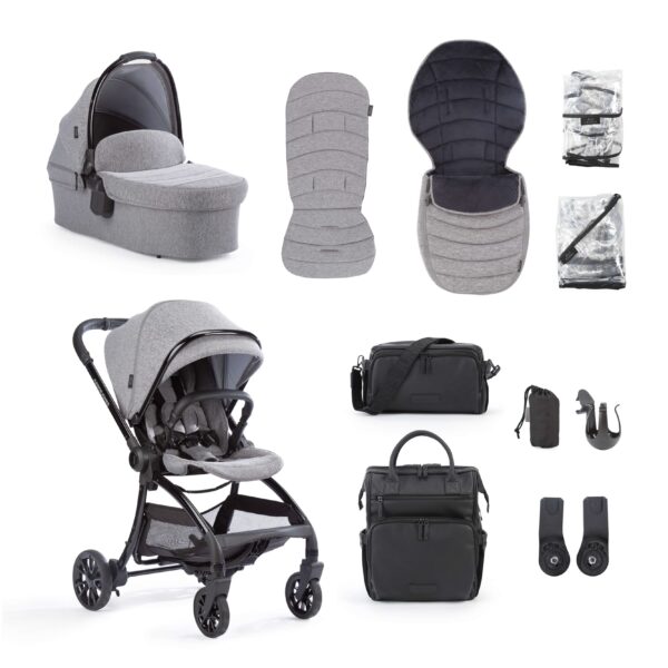 Junior Jones Aylo Luxury Pushchair Bundle - Grey Marl