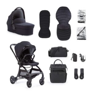 Junior Jones Aylo Luxury Pushchair Bundle - Rich Black