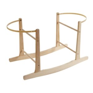 Natural Pine Moses Basket Rocking Stand