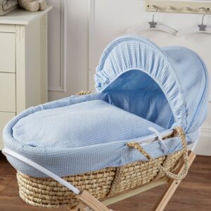 Palm Baby Deluxe Moses Basket With Stand