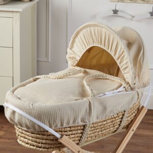 Palm Baby Deluxe Moses Basket With Stand