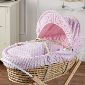 Palm Baby Deluxe Moses Basket With Stand