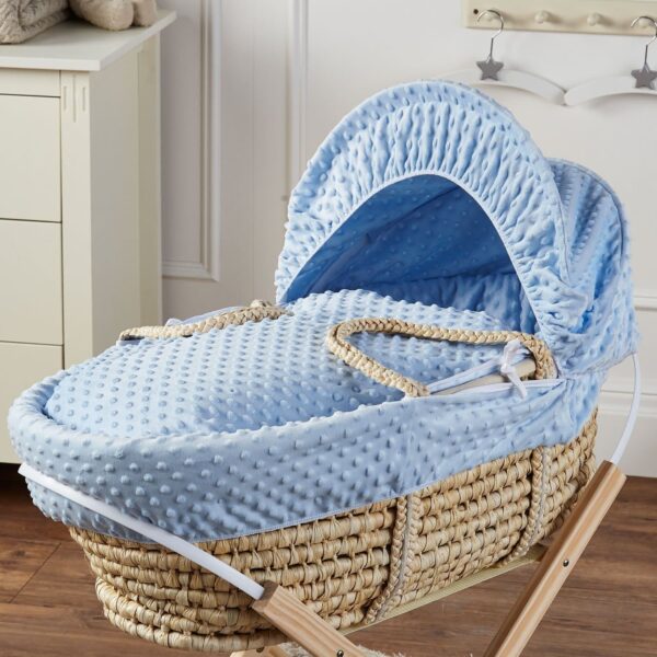 Palm Baby Deluxe Moses Basket With Stand