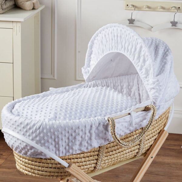 Palm Baby Deluxe Moses Basket With Stand