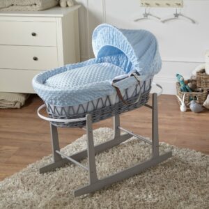 Wicker Baby Moses Basket With Stand